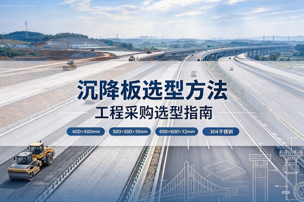 祁连沉降板选择方法