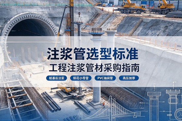 祁连注浆管选型标准