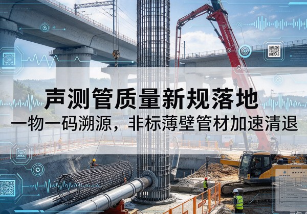祁连声测管质量新规落地，一物一码溯源，非标薄壁管材加速清退